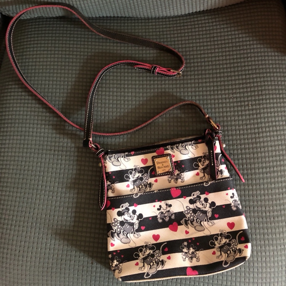 Dooney & Bourke Disney Mickey and Minnie Heart Bag